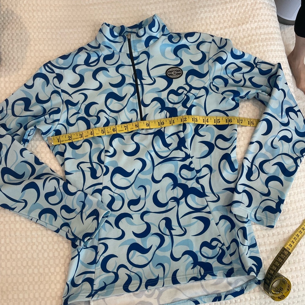 Zoelle women’s cycling Quarter-Zip Pullover jersey—never worn